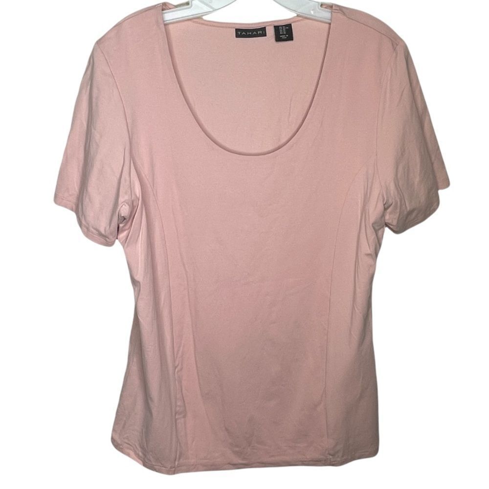 Tahari Pink Top